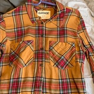 Crop collar shirt worn once